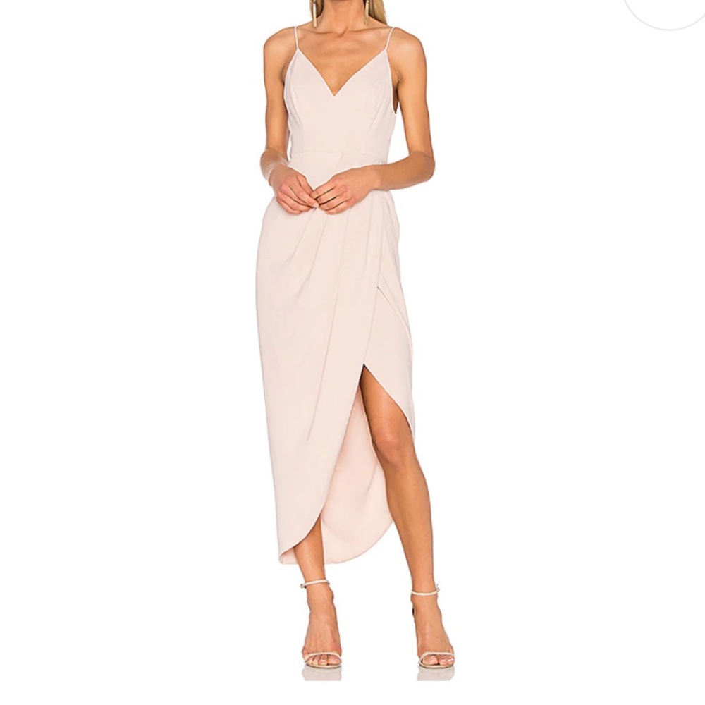 Shona Joy - Midi Tulip Draped Cocktail Dress (4)